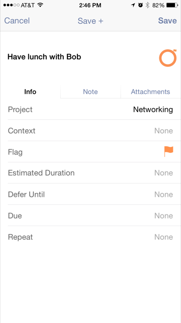 omnifocus add